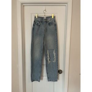 BDG Jeans Womens 25 Blue High Rise Baggy Skater Y2K Light Wash Grunge Wide
